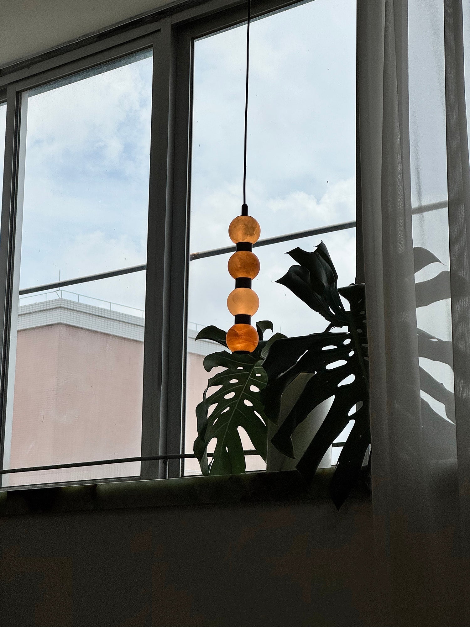 Freyza | Ulshae Kunstmarmor-Pendelleuchte – Küche, Esszimmer