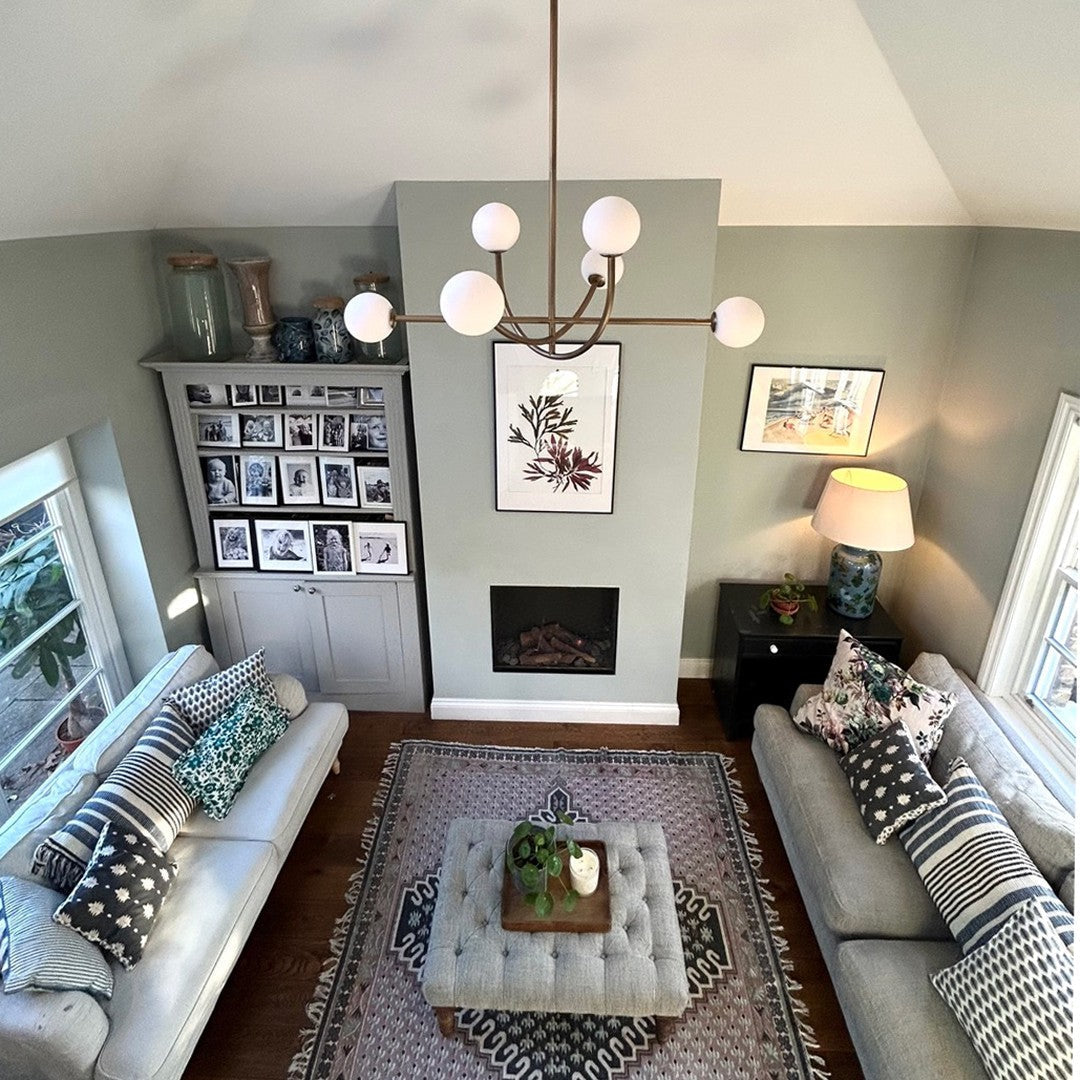 Freyza | Ilvelia Brass Glass Brass Glass Chandelier – Dining Room Living Room