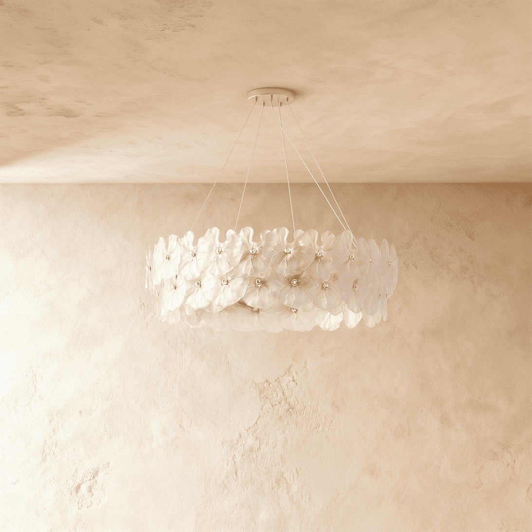 Freyza - Elegant Handcrafted Glass Chandelier for Modern Interiors