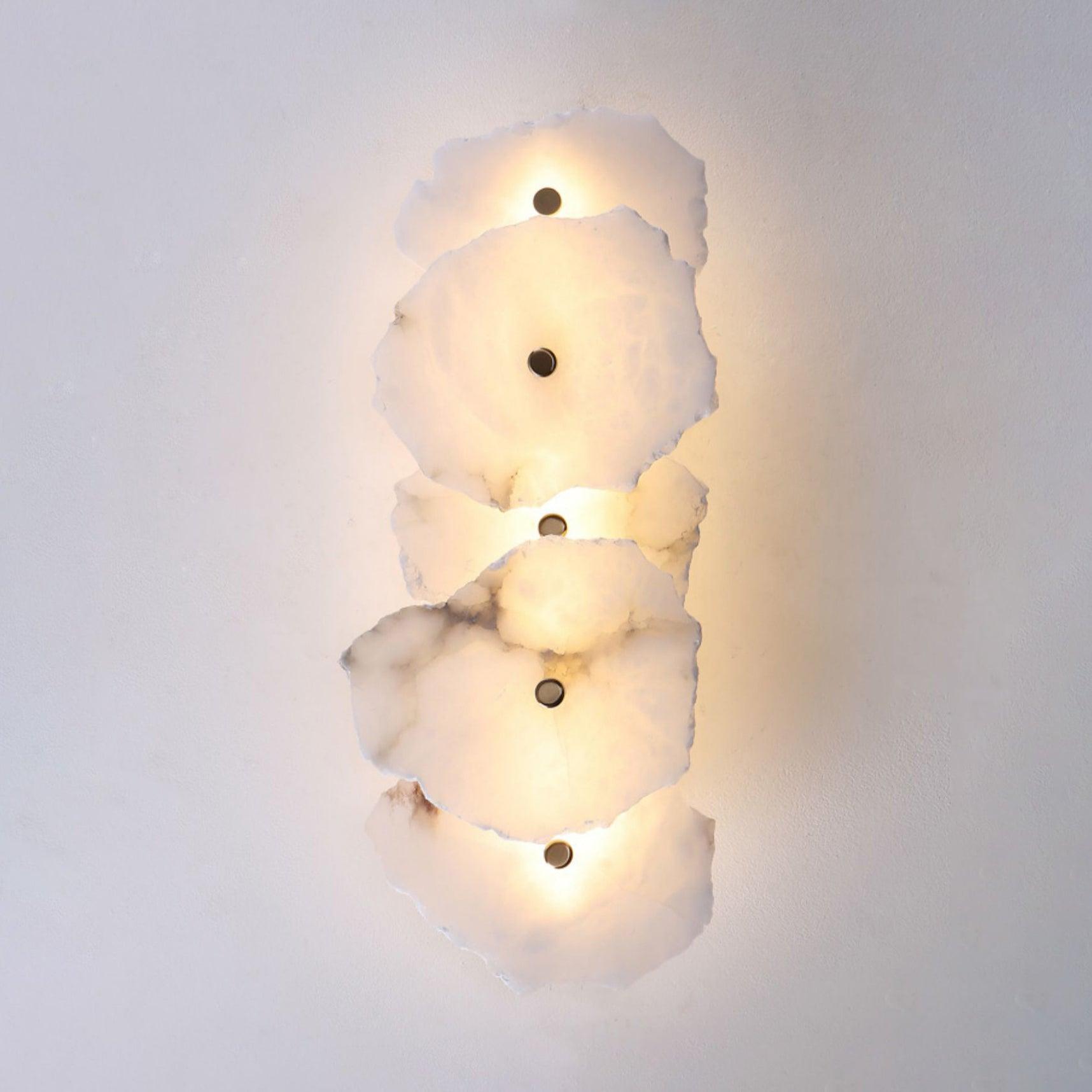 Freyza | Applique murale d’intérieur Ritta Alabaster Flower – Chambre et salon