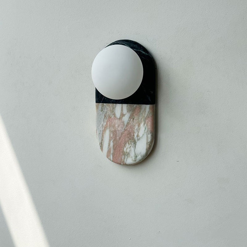 Freyza | Alvynan Marmor-Wandleuchte – Schlafzimmer, Flur