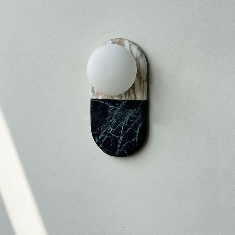 Freyza | Alvynan Marmor-Wandleuchte – Schlafzimmer, Flur