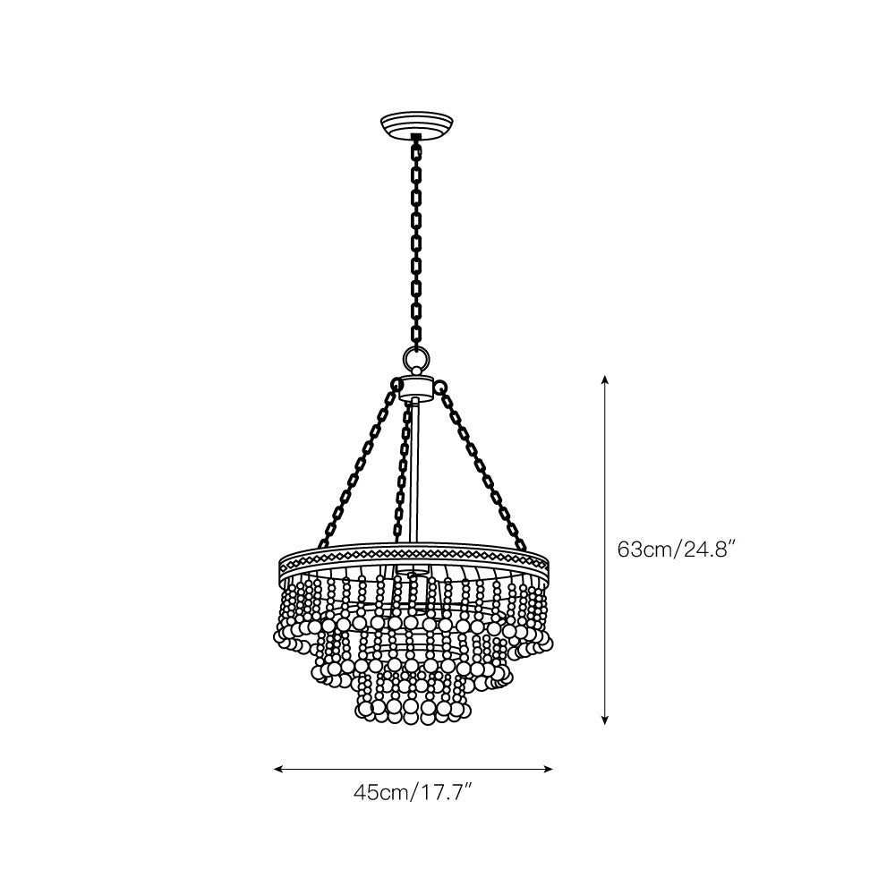 Freyza | Avrinir Postmodern Luxury Wood Chandelier – Modern Dining Room Living Room