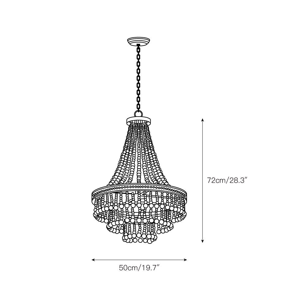 Freyza | Avrinir Postmodern Luxury Wood Chandelier – Modern Dining Room Living Room