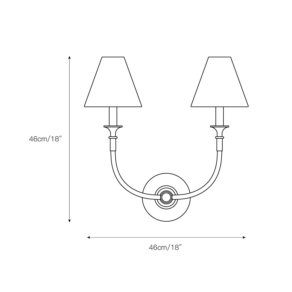 Freyza | Cygnus Traditional Black Black Fabric Wall Light – Traditional Bedroom Hallway