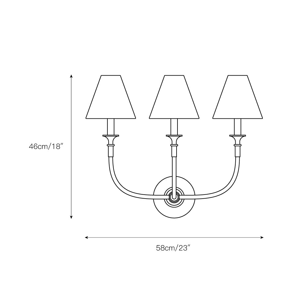 Freyza | Cygnus Traditional Black Black Fabric Wall Light – Traditional Bedroom Hallway