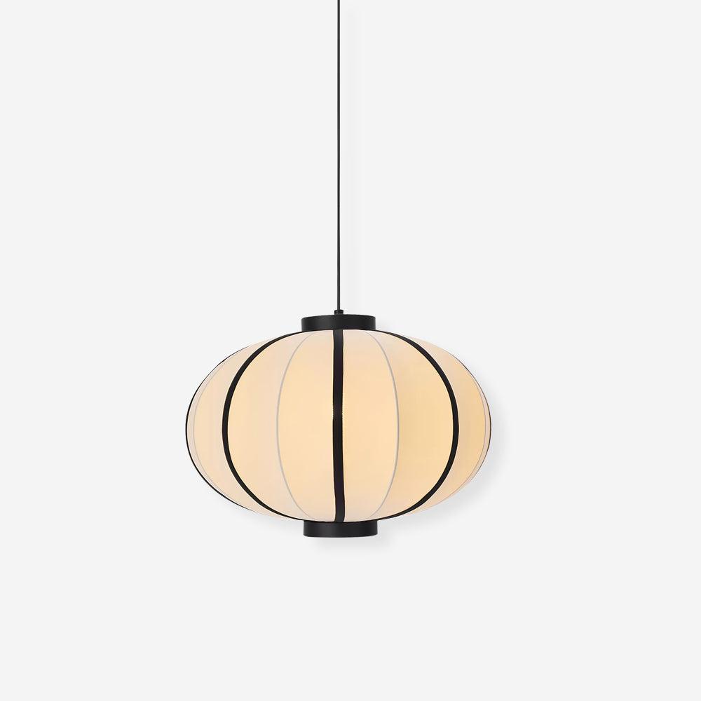 Freyza | Suspension en tissu, lanterne en tissu – Luminaire suspendu vintage pour cuisine et salle à manger
