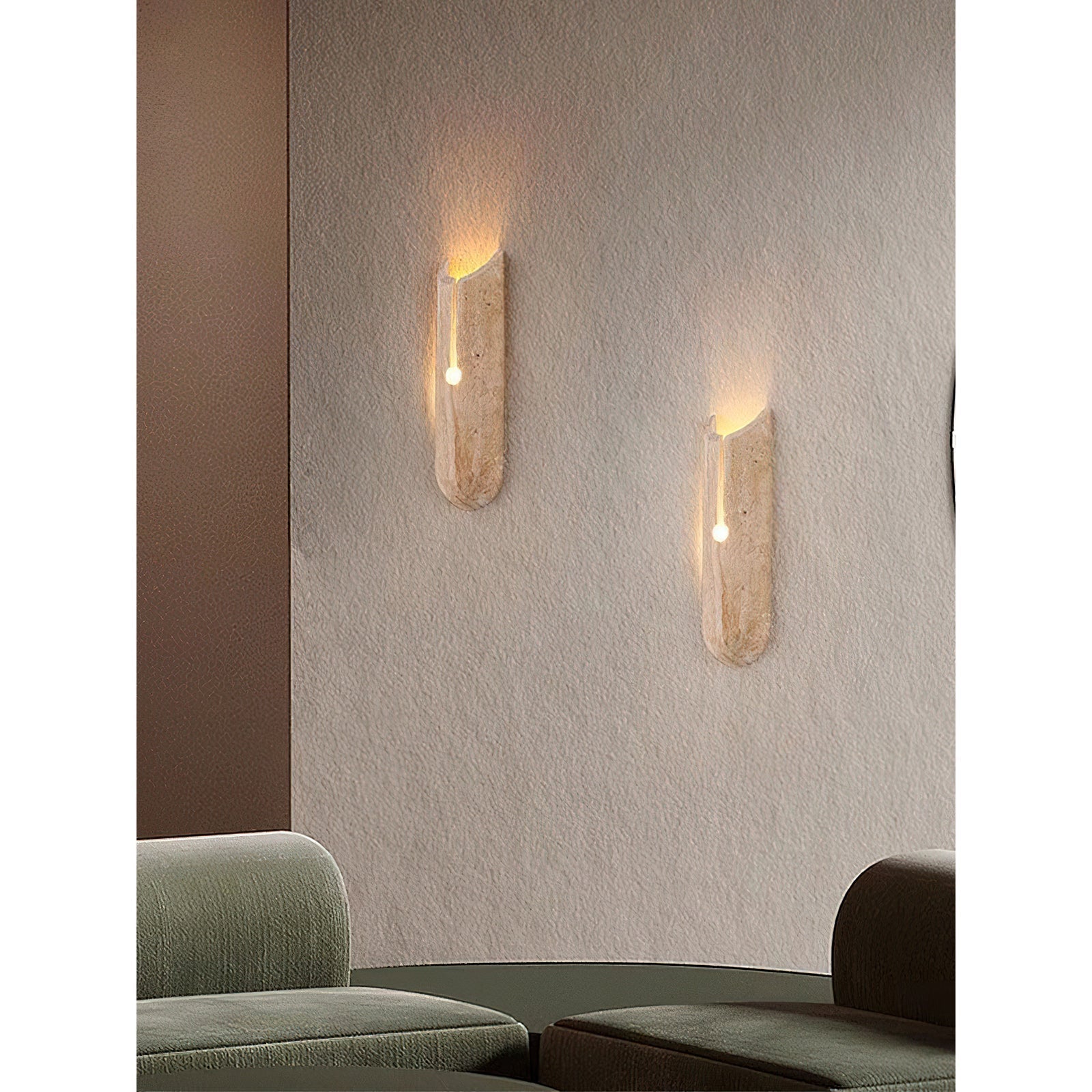 Freyza | Olnorila Travertine Wall Wall Light – Bedroom Hallway