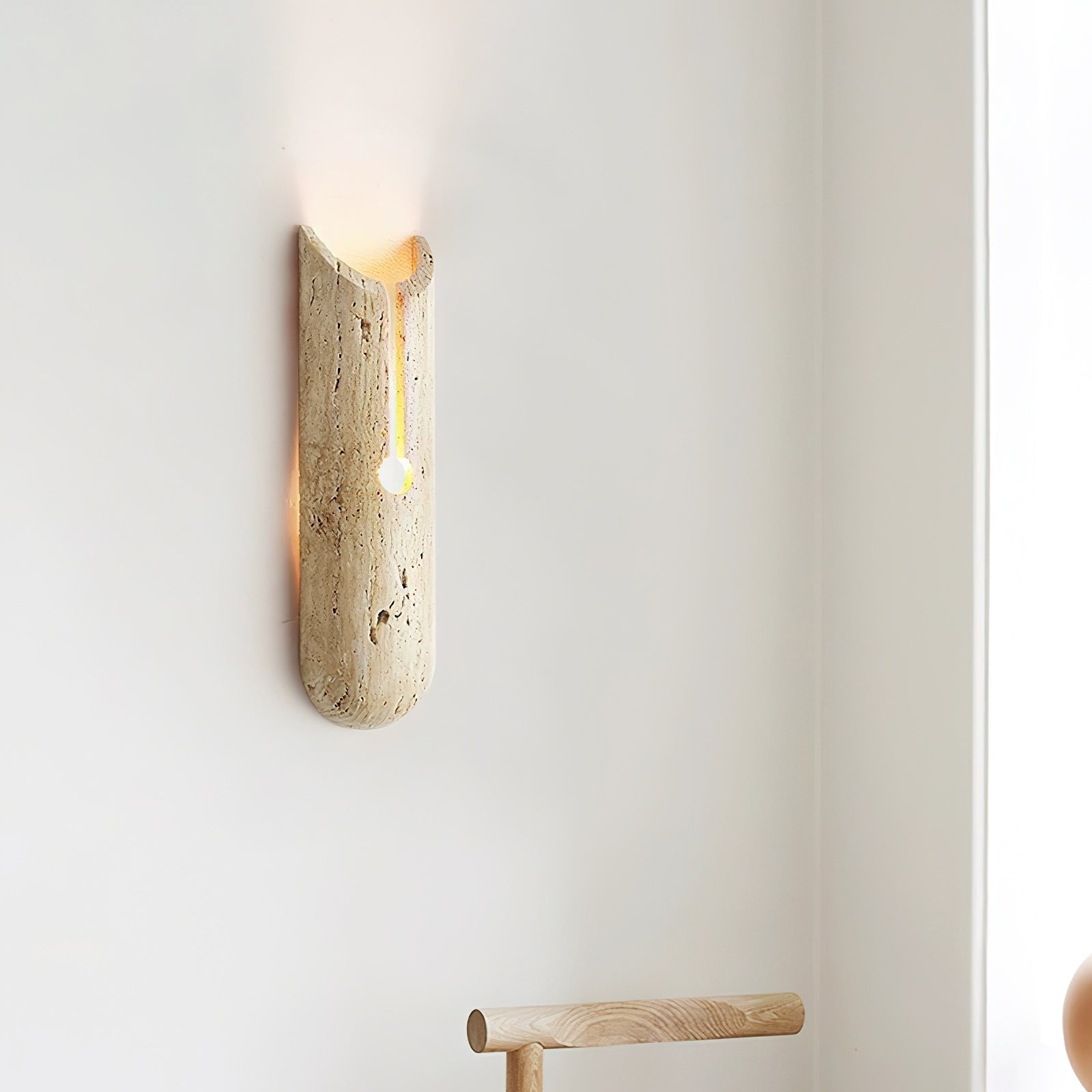 Freyza | Olnorila Travertine Wall Wall Light – Bedroom Hallway