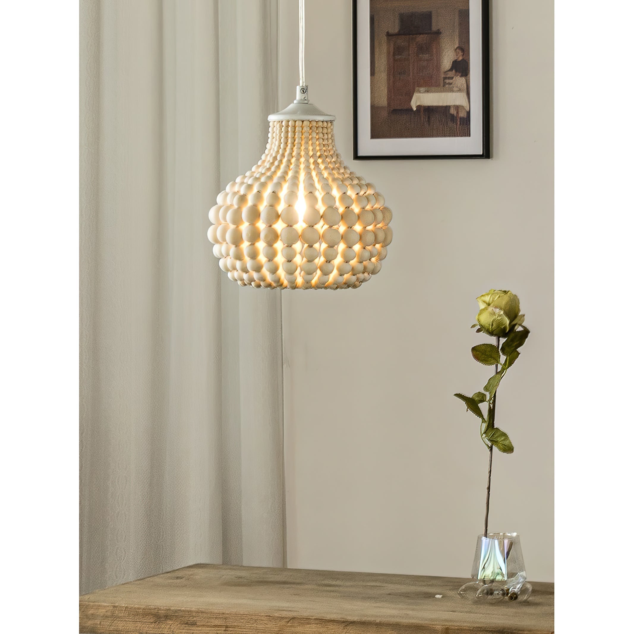 Freyza | Ilirel Beaded Pendant Pendant Light – Kitchen Dining Room