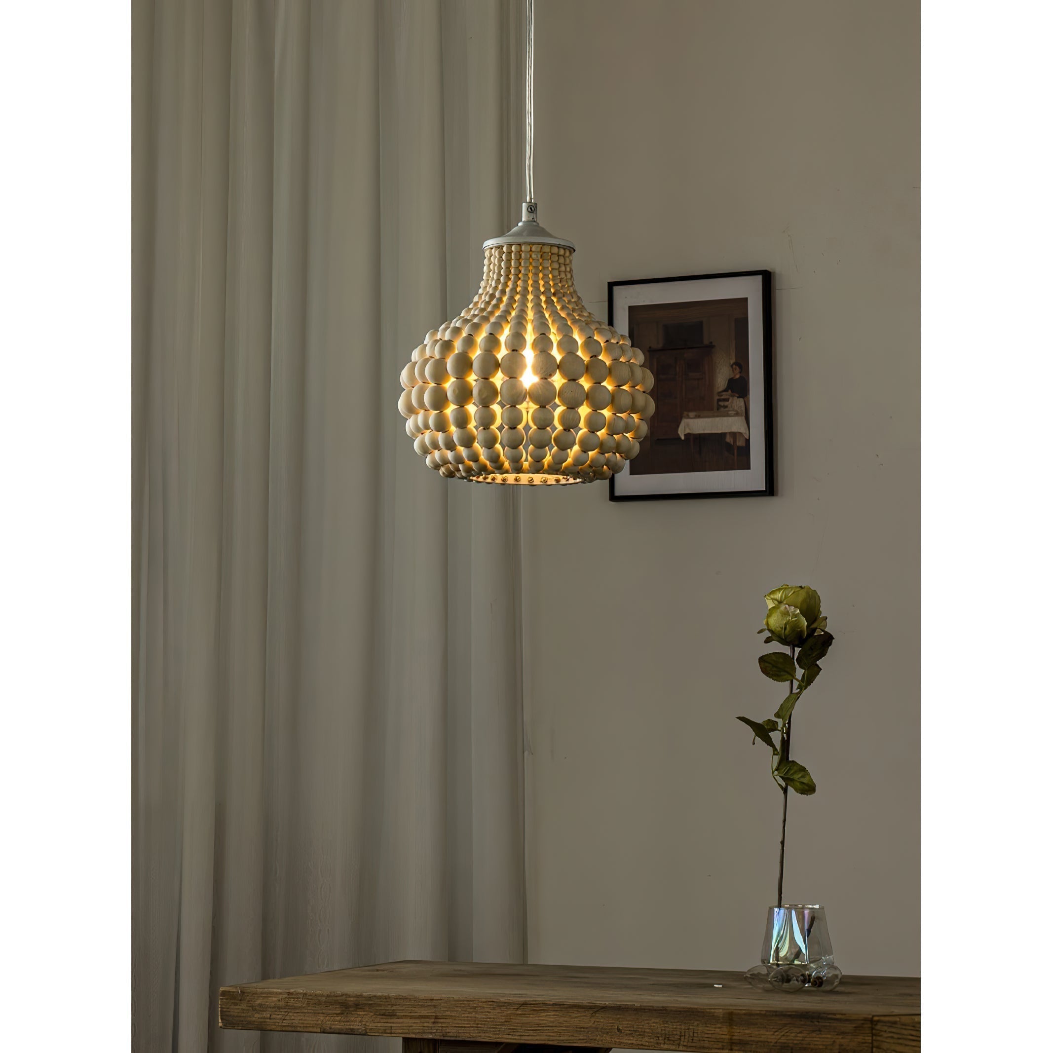 Freyza | Ilirel Beaded Pendant Pendant Light – Kitchen Dining Room