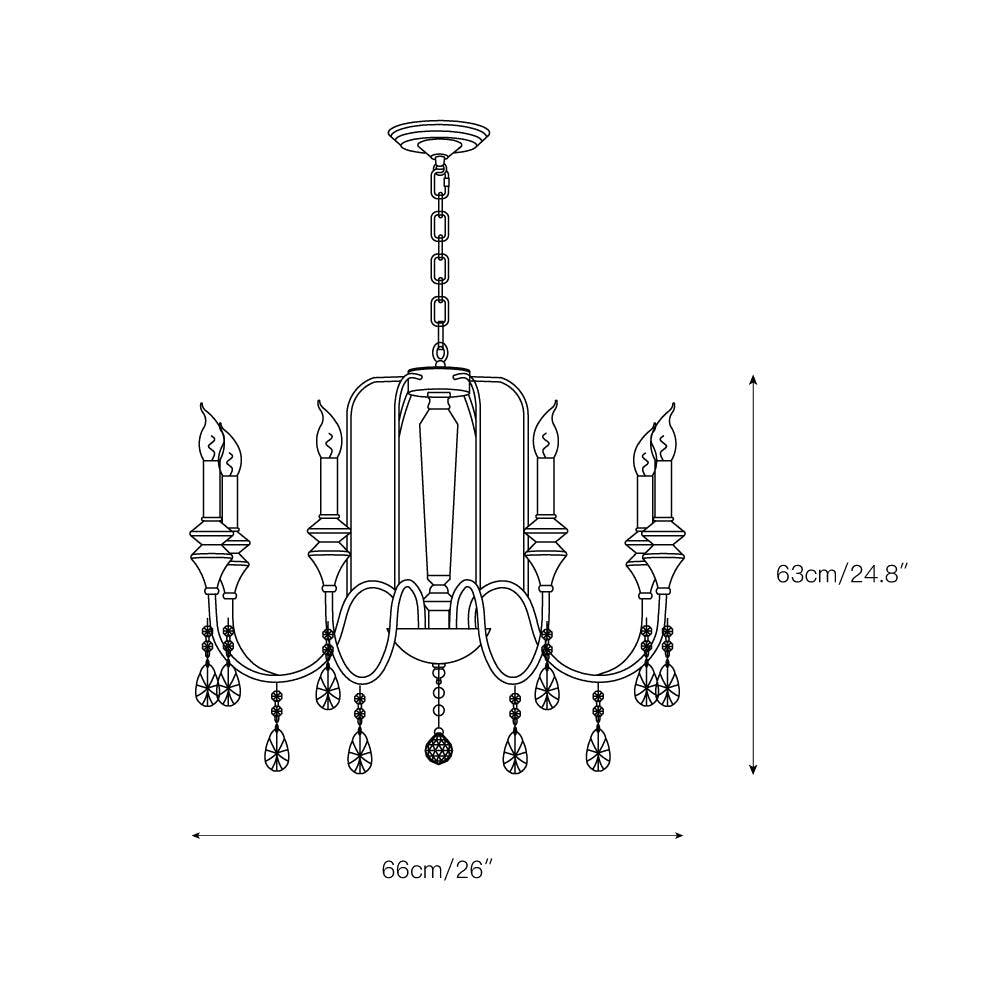 Freyza | Ercararis Vintage Industrial Brass Crystal Chandelier – Industrial Dining Room Living Room