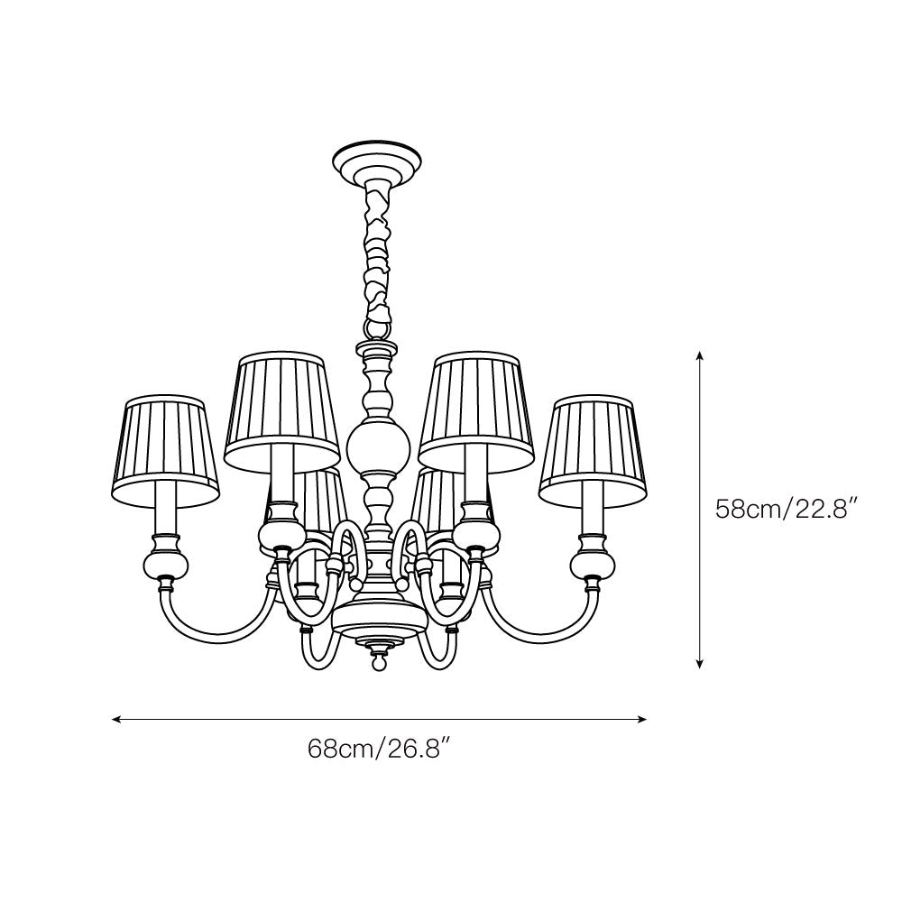 Freyza | Ivenen Postmodern Luxury Brass Chandelier – Modern Dining Room Living Room