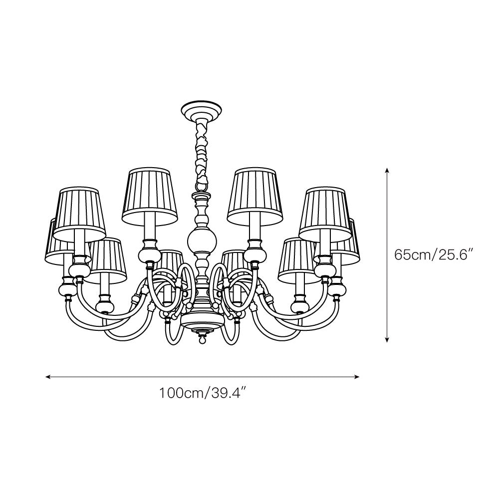 Freyza | Ivenen Postmodern Luxury Brass Chandelier – Modern Dining Room Living Room