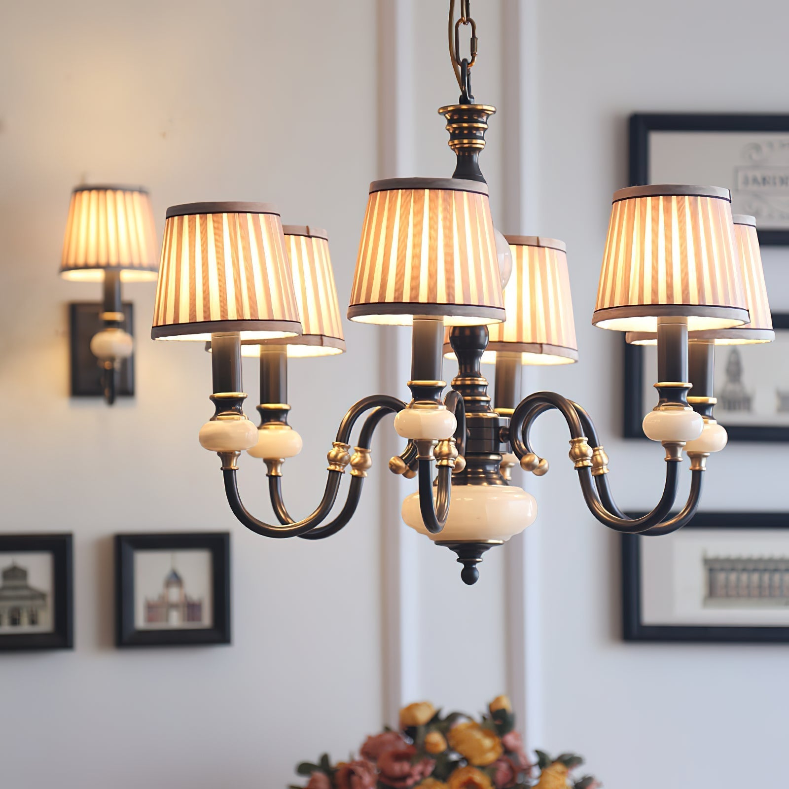Freyza | Ivenen Postmodern Luxury Brass Chandelier – Modern Dining Room Living Room