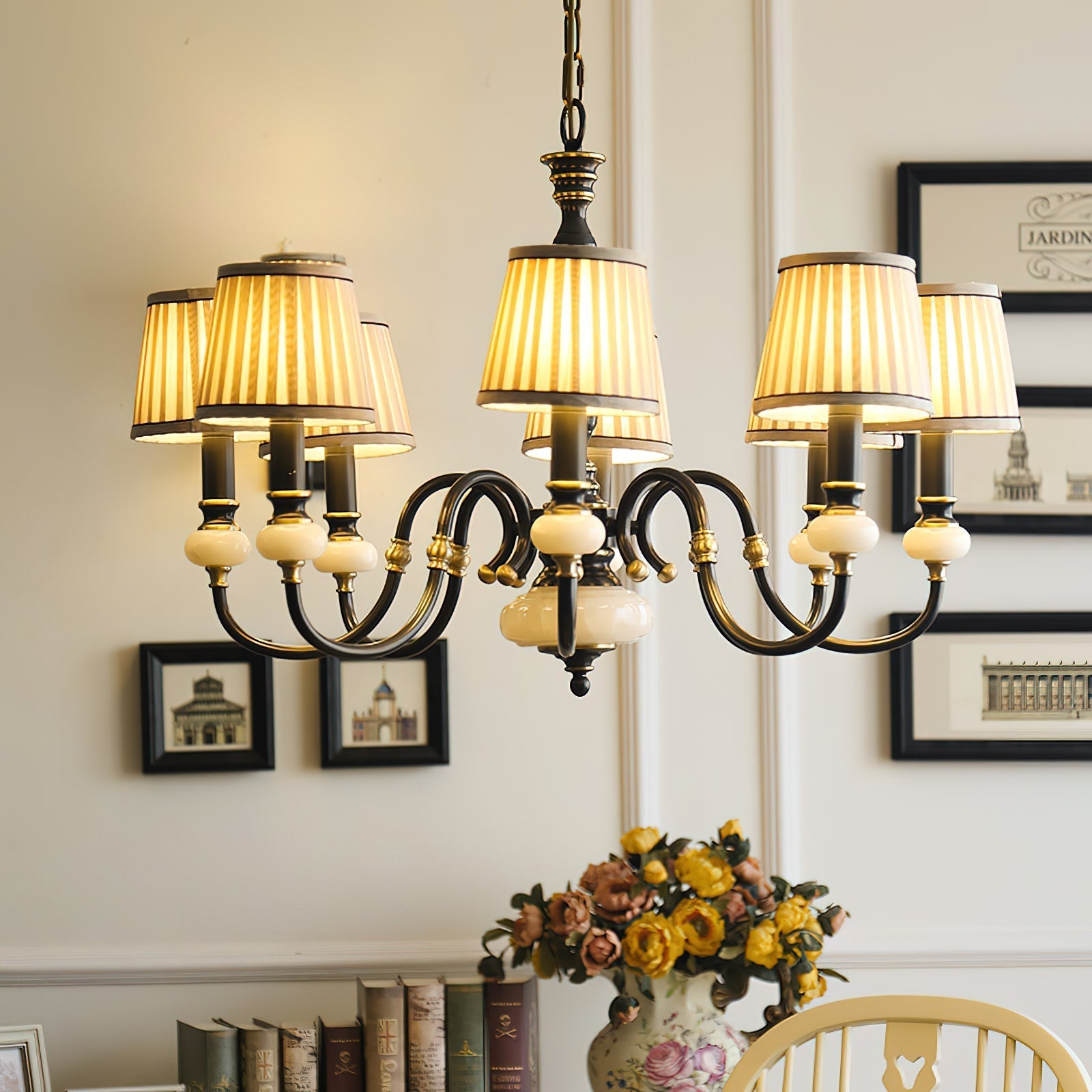 Freyza | Ivenen Postmodern Luxury Brass Chandelier – Modern Dining Room Living Room