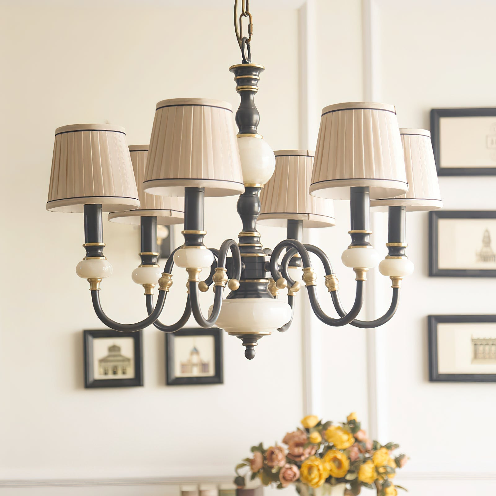 Freyza | Ivenen Postmodern Luxury Brass Chandelier – Modern Dining Room Living Room