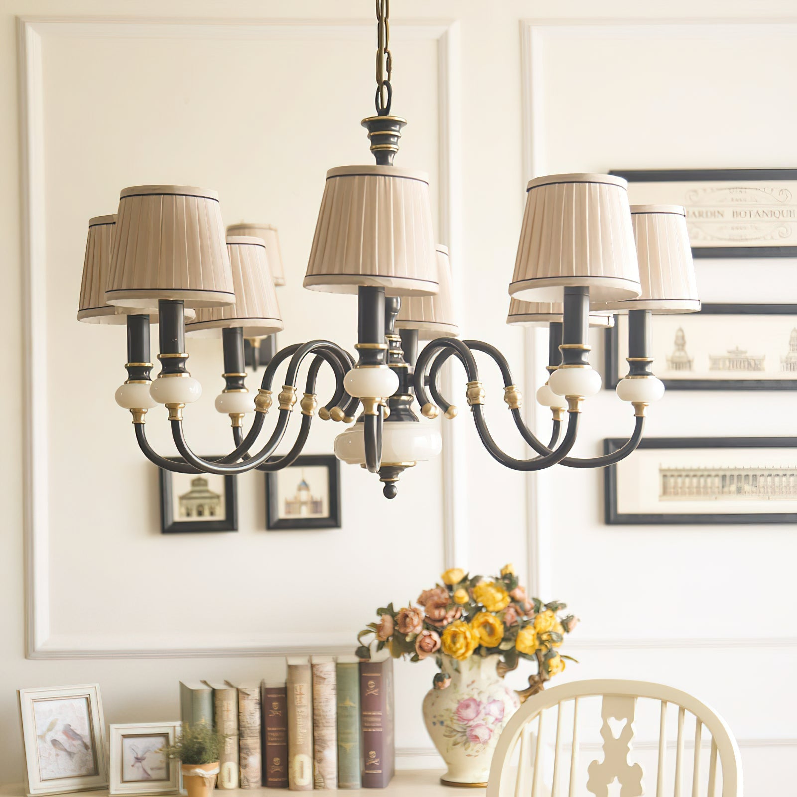 Freyza | Ivenen Postmodern Luxury Brass Chandelier – Modern Dining Room Living Room