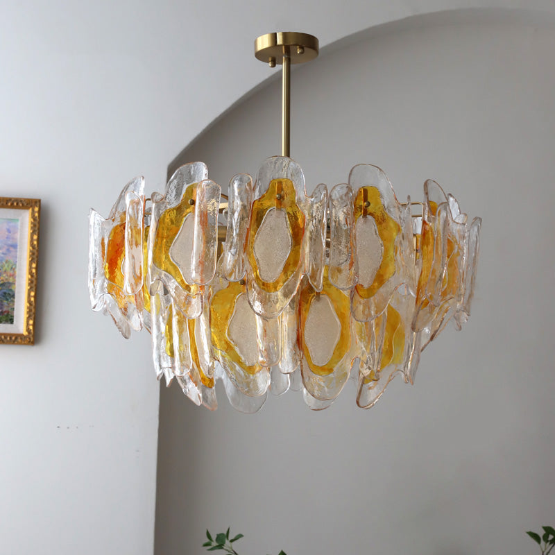 Freyza | Zecaryra Postmodern Luxury Glass Chandelier – Modern Dining Room Living Room