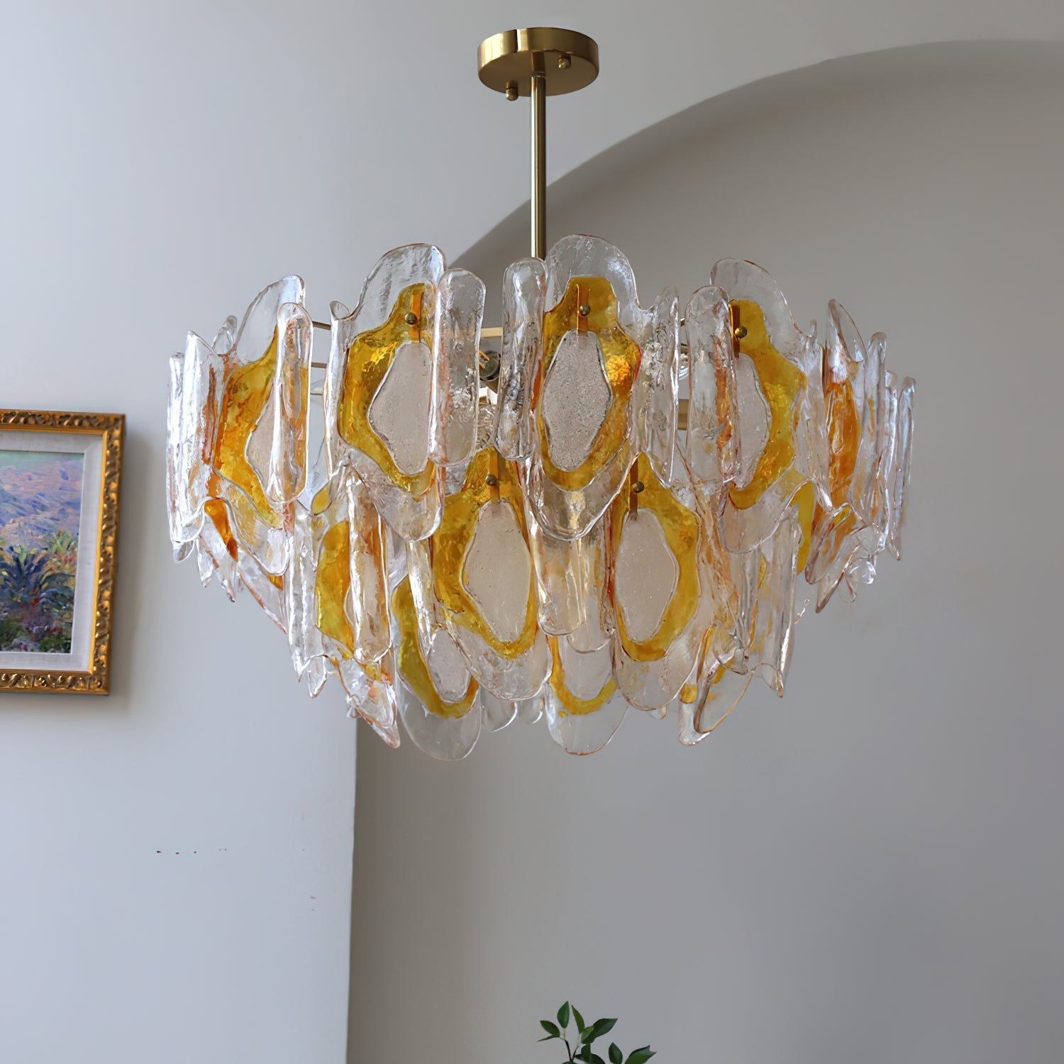 Freyza | Zecaryra Postmodern Luxury Glass Chandelier – Modern Dining Room Living Room