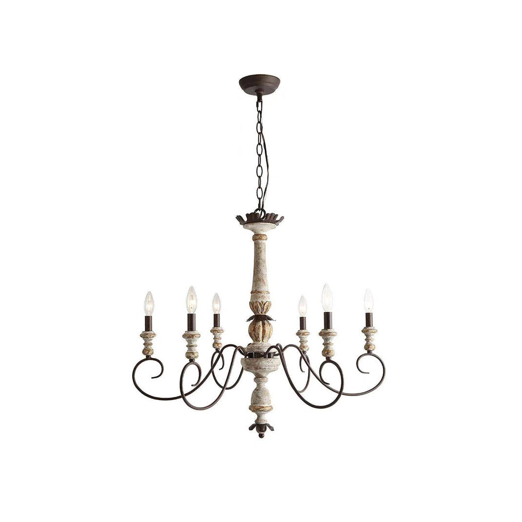 Freyza | Zonorira Vintage-Holzleuchter – Vintage-Esszimmer, Wohnzimmer