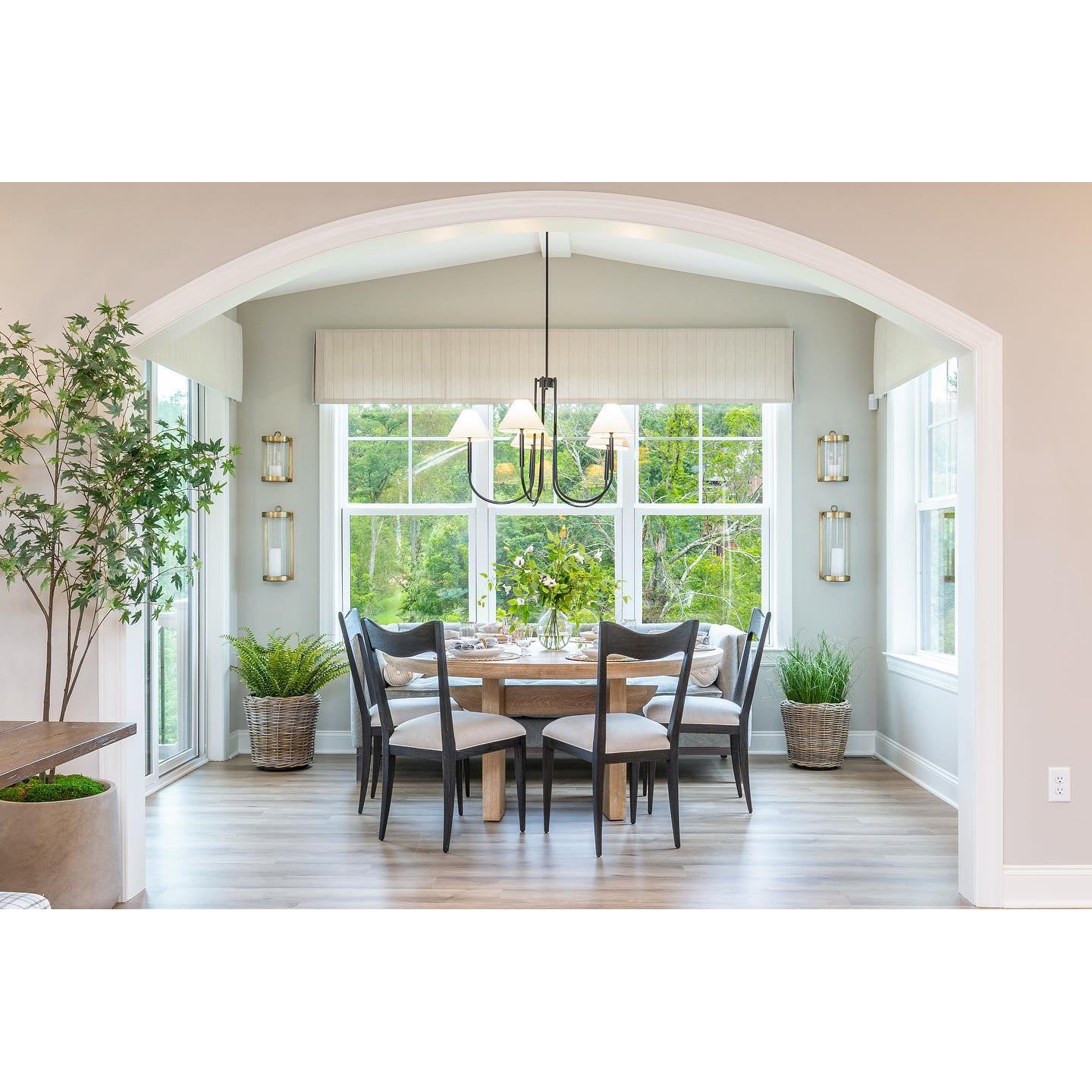 Freyza | Nycareth Vintage Industrial Fabric Chandelier – Industrial Dining Room Living Room