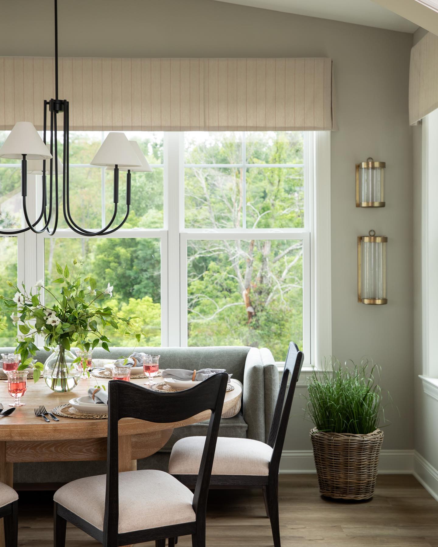 Freyza | Nycareth Vintage Industrial Fabric Chandelier – Industrial Dining Room Living Room