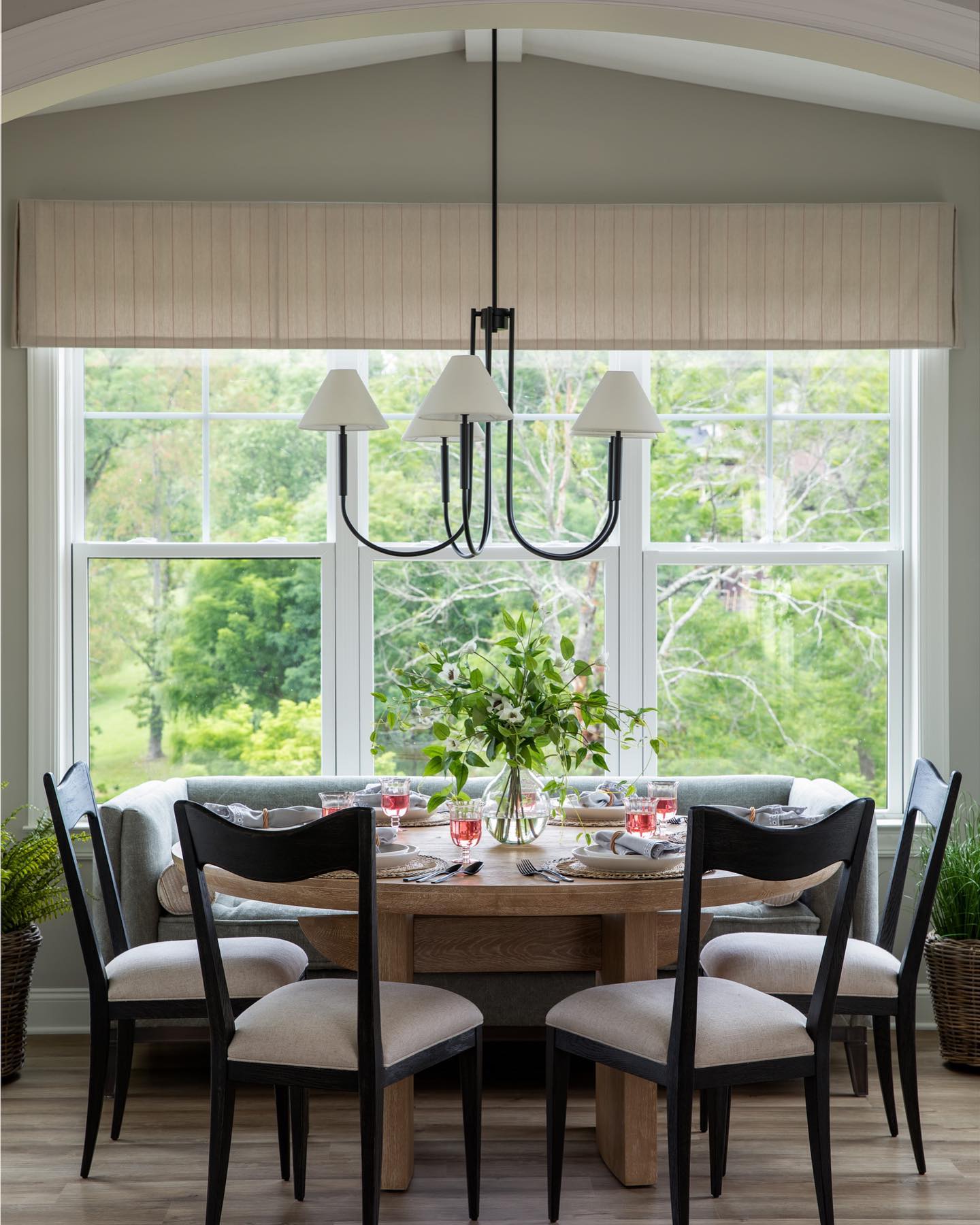 Freyza | Nycareth Vintage Industrial Fabric Chandelier – Industrial Dining Room Living Room