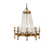 Freyza - Postmodern Luxury | Crystal Chandelier Light with 8 Heads | Elegant Design for Dining Room and Living Spaces