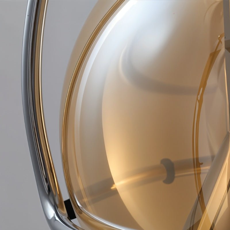 Freyza - Potiri | Elegant Retro Glam Glass Chandelier with Adjustable Lighting
