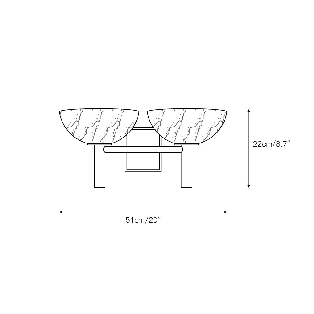 Freyza | Weft Alabaster-Wandleuchte – Schlafzimmer, Flur
