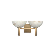 Freyza | Weft Alabaster-Wandleuchte – Schlafzimmer, Flur