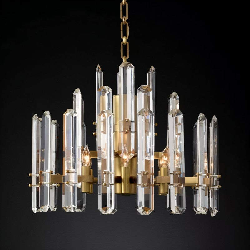 Freyza - Prizma | Elegant Modern Round Crystal Chandelier Design