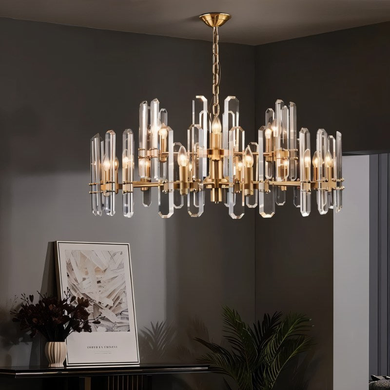 Freyza - Prizma | Elegant Modern Round Crystal Chandelier Design