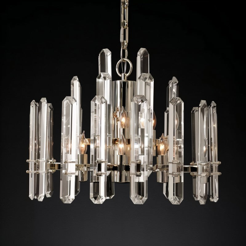 Freyza - Prizma | Elegant Modern Round Crystal Chandelier Design