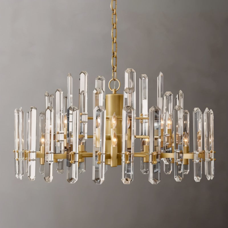 Freyza - Prizma | Elegant Modern Round Crystal Chandelier Design