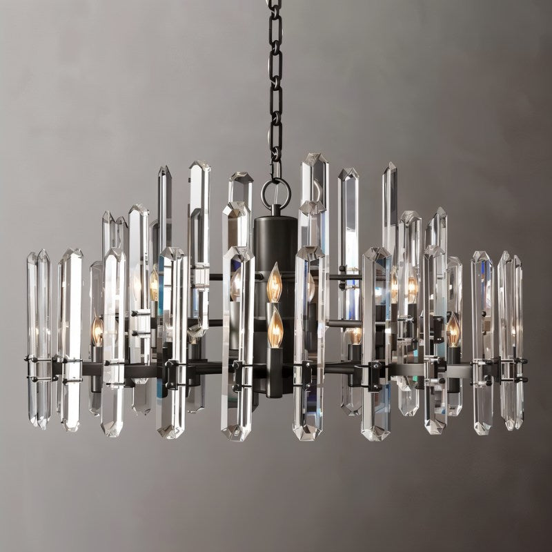 Freyza - Prizma | Elegant Modern Round Crystal Chandelier Design