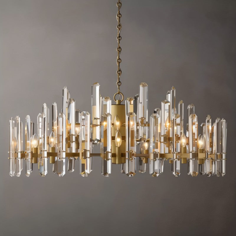 Freyza - Prizma | Elegant Modern Round Crystal Chandelier Design