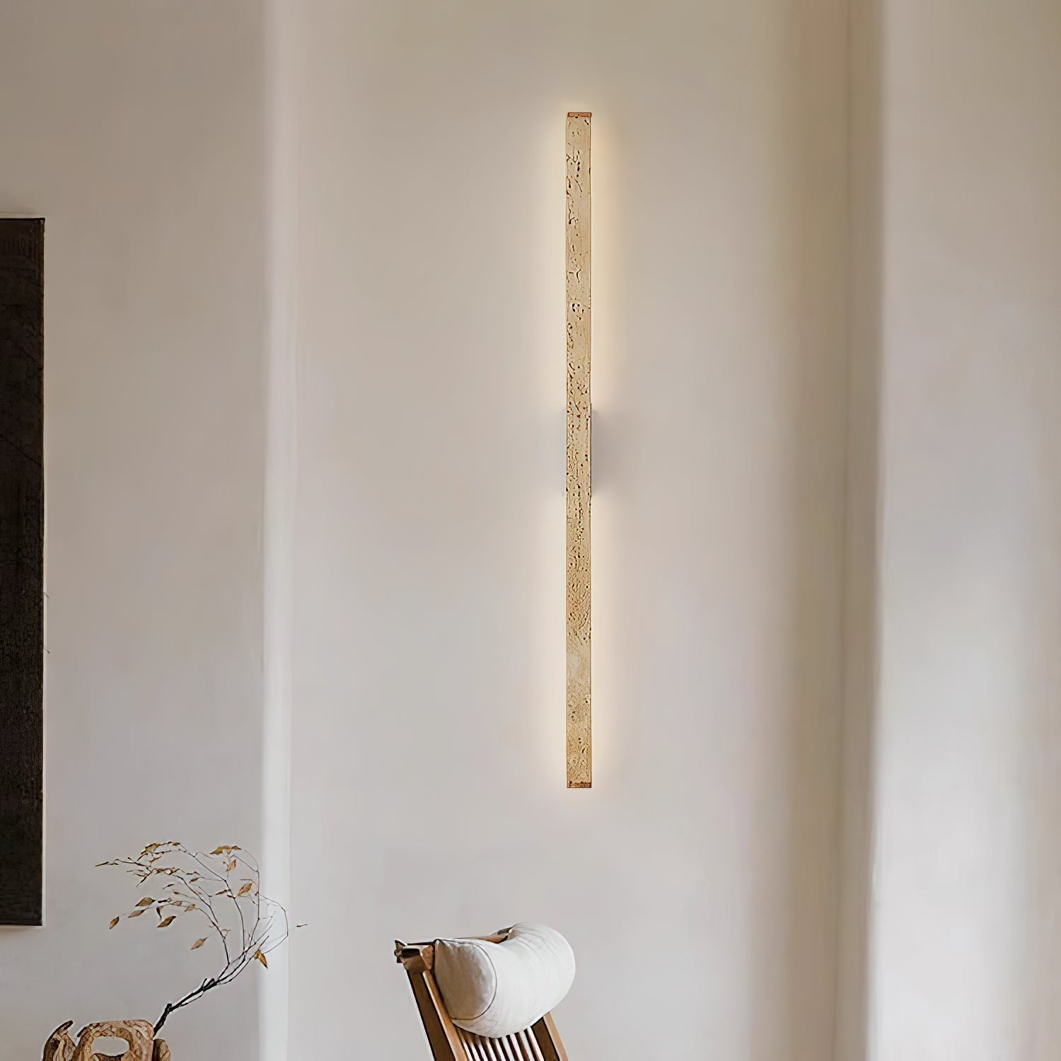 Freyza | Vivyna Travertine Wall Wall Light – Bedroom Hallway