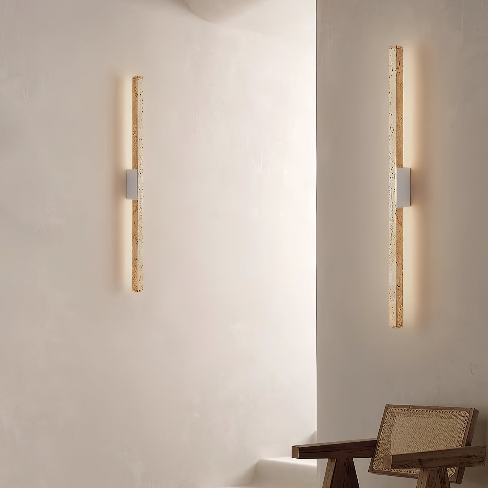 Freyza | Vivyna Travertine Wall Wall Light – Bedroom Hallway