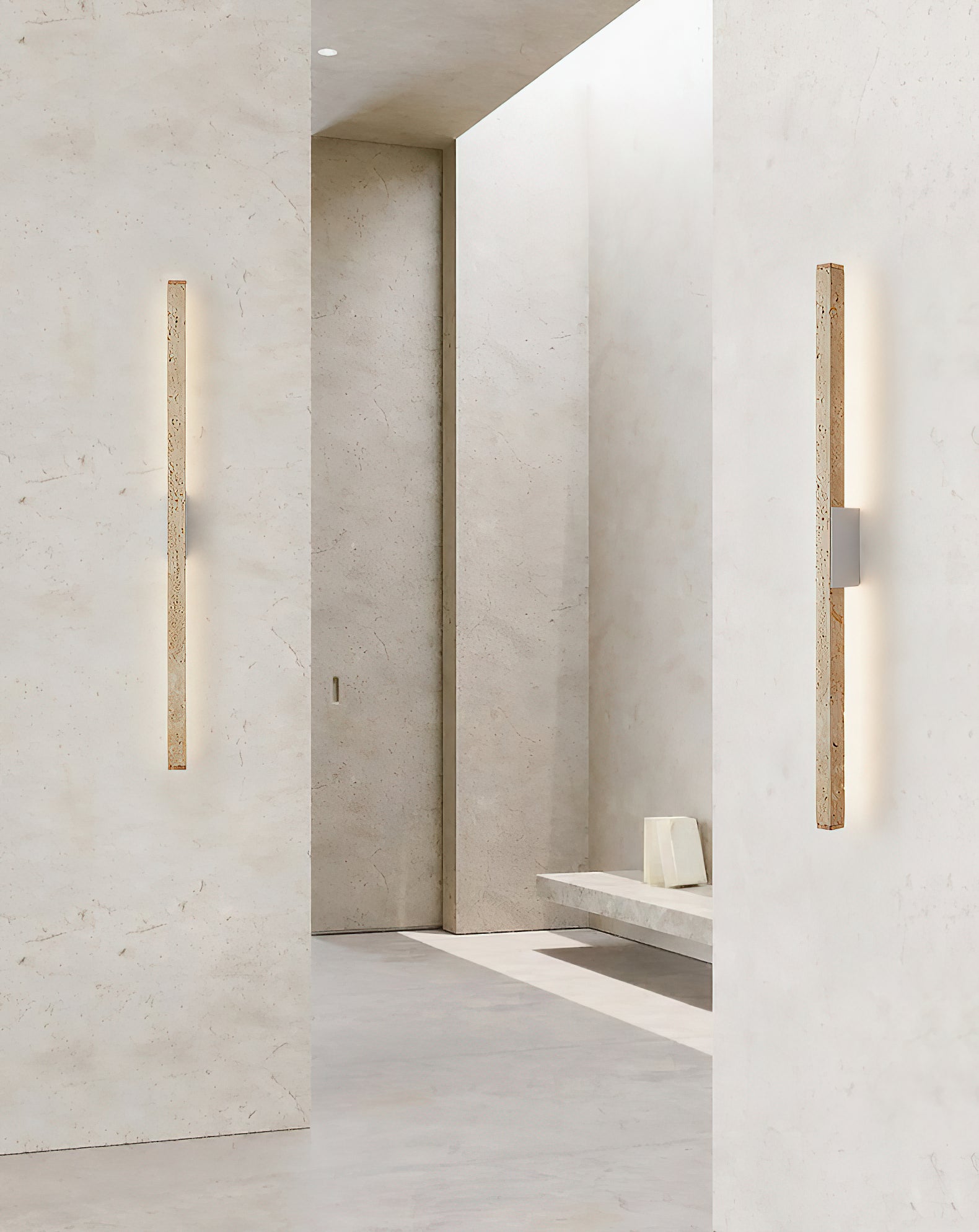 Freyza | Vivyna Travertine Wall Wall Light – Bedroom Hallway