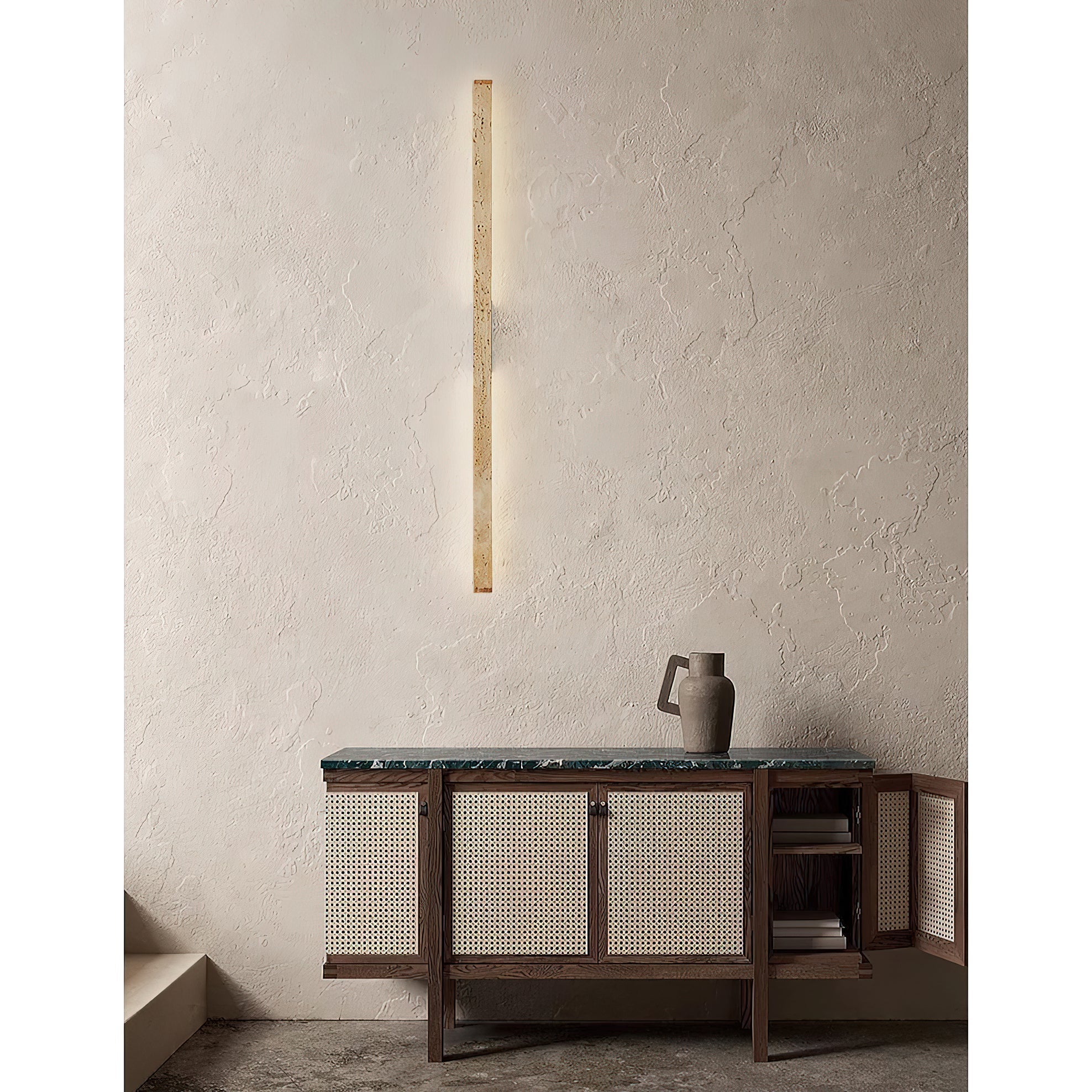 Freyza | Vivyna Travertine Wall Wall Light – Bedroom Hallway