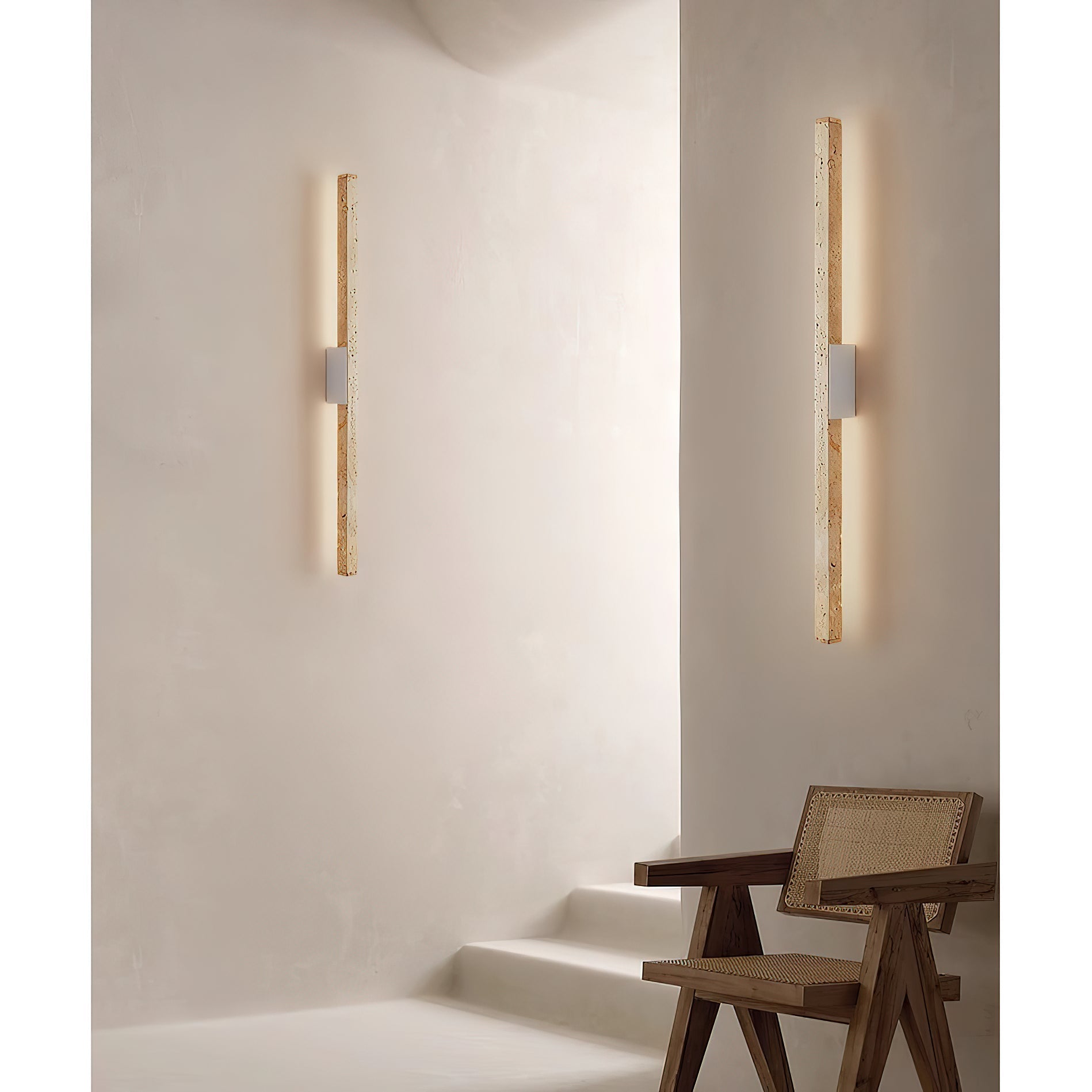 Freyza | Vivyna Travertine Wall Wall Light – Bedroom Hallway