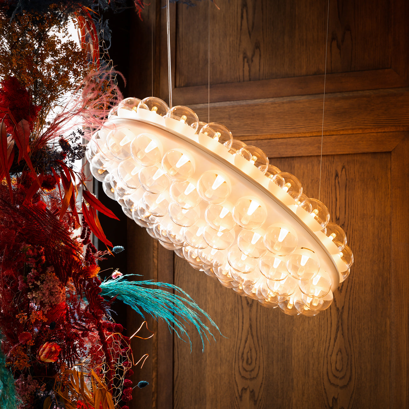 Freyza | Ulvinos Resin Glass Glass Resin Chandelier – Dining Room Living Room