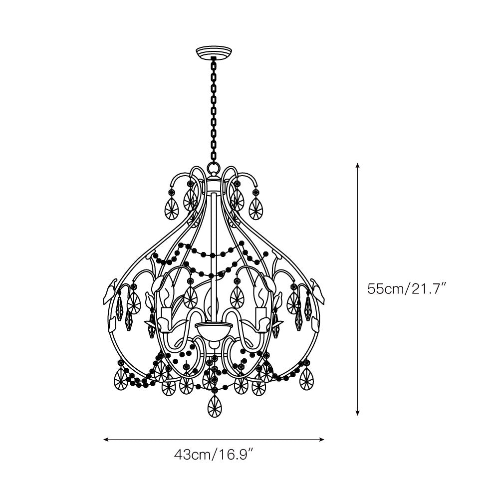 Freyza | Ivsolarae Postmodern Luxury Crystal Chandelier – Modern Dining Room Living Room