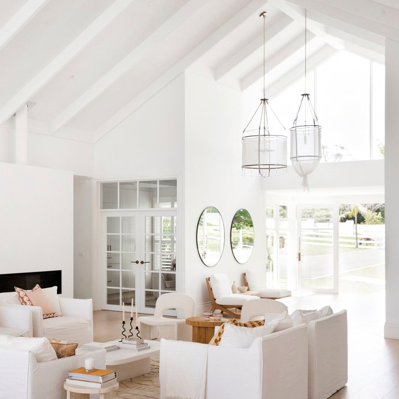 Freyza | Erina Linen Chandelier Linen Chandelier – Dining Room Living Room