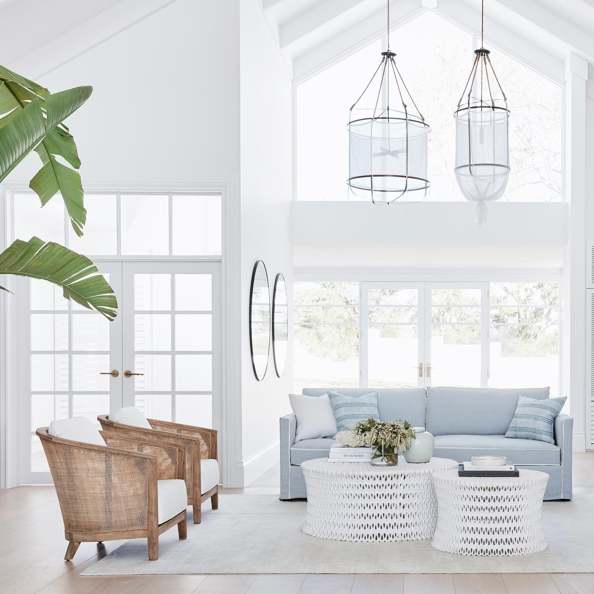 Freyza | Erina Linen Chandelier Linen Chandelier – Dining Room Living Room