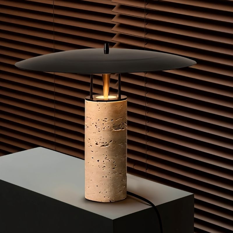 Pryvora | Elegant Marble Table Lamp for Modern Bedroom Decor 4