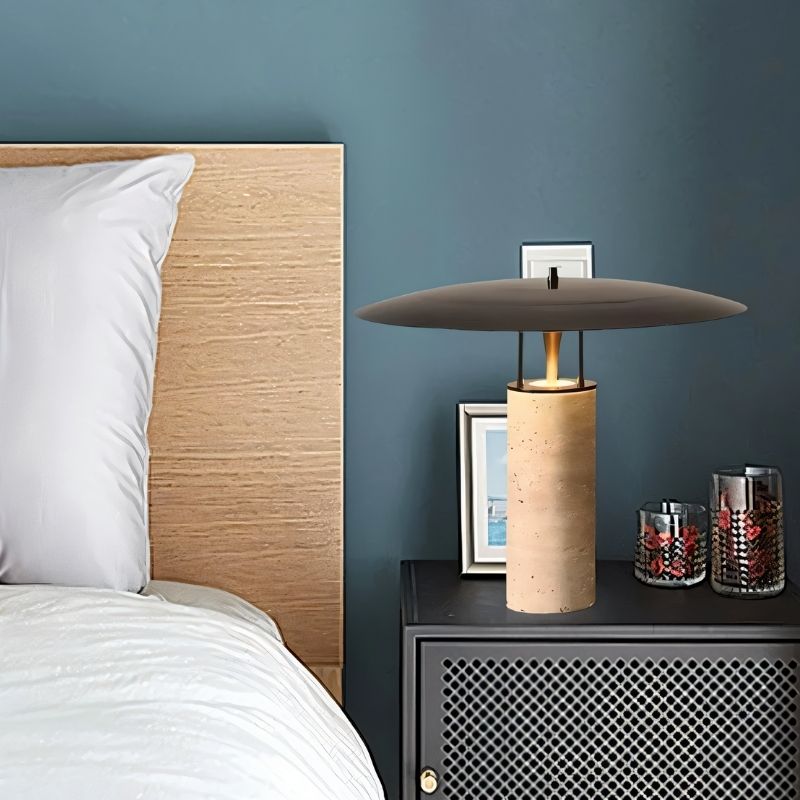 Pryvora | Elegant Marble Table Lamp for Modern Bedroom Decor 8