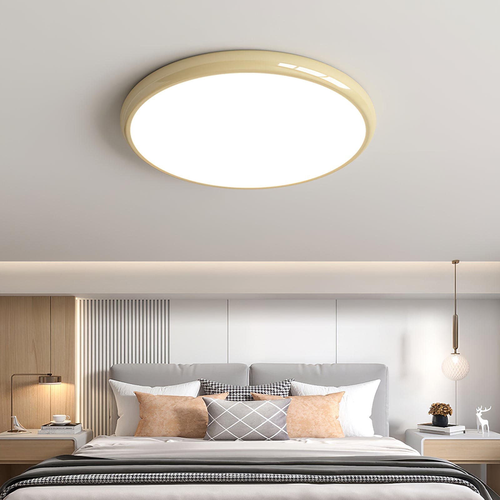 Freyza | Aurdoreth LED Flush Ceiling Light – Bedroom Living Room